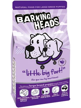 

BARKING HEADS BARKING HEADS Bolshelapy kid for large breed puppies with chicken, salmon and rice