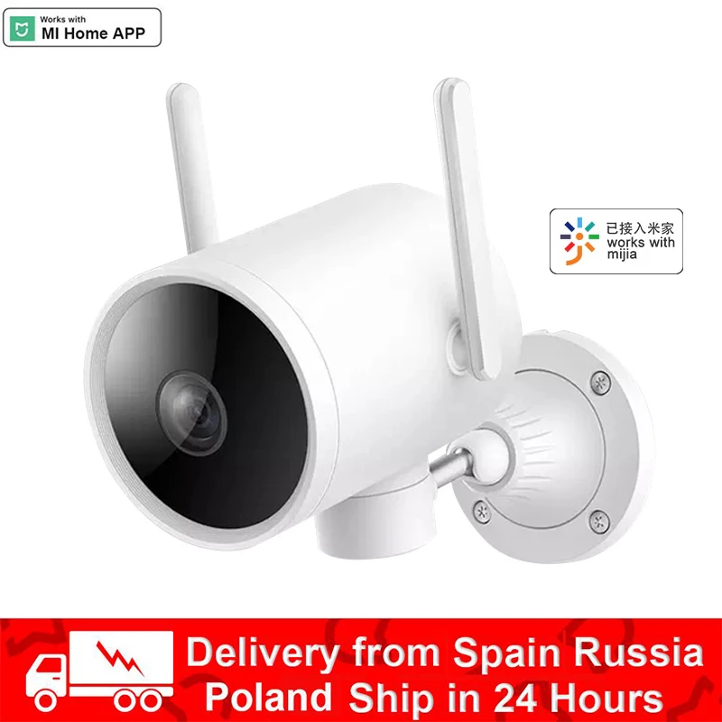 2019 Xiaomi умная уличная камера Водонепроницаемая Ptz веб 270 Hoek 1080P двойная антенна Signaal