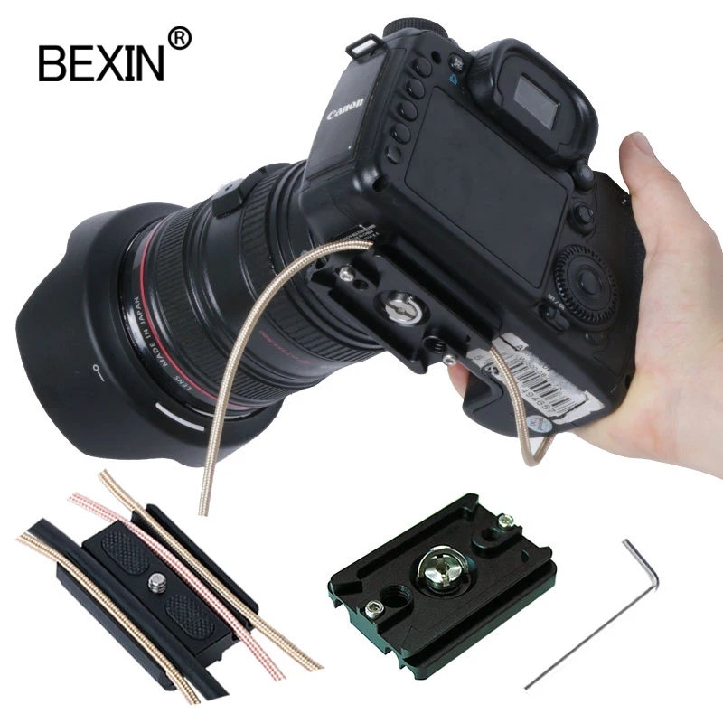 

Camera Base Plate HDMI Cable Cleat Wire Data Line Clip Cord Fixing Clamp Quick Release Mount For Dslr Camera Tripod
