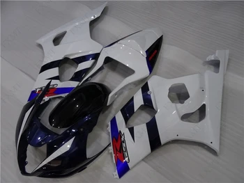 

GSXR1000 04 Fairing Kits GSX-R1000 04 Fairings for Suzuki GSXR1000 2003 - 2004 K3 Fairing White Blue