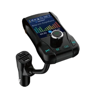 

Auto FM Transmitter Kit Wireless Bluetooth V3.0 Hands free Color Screen