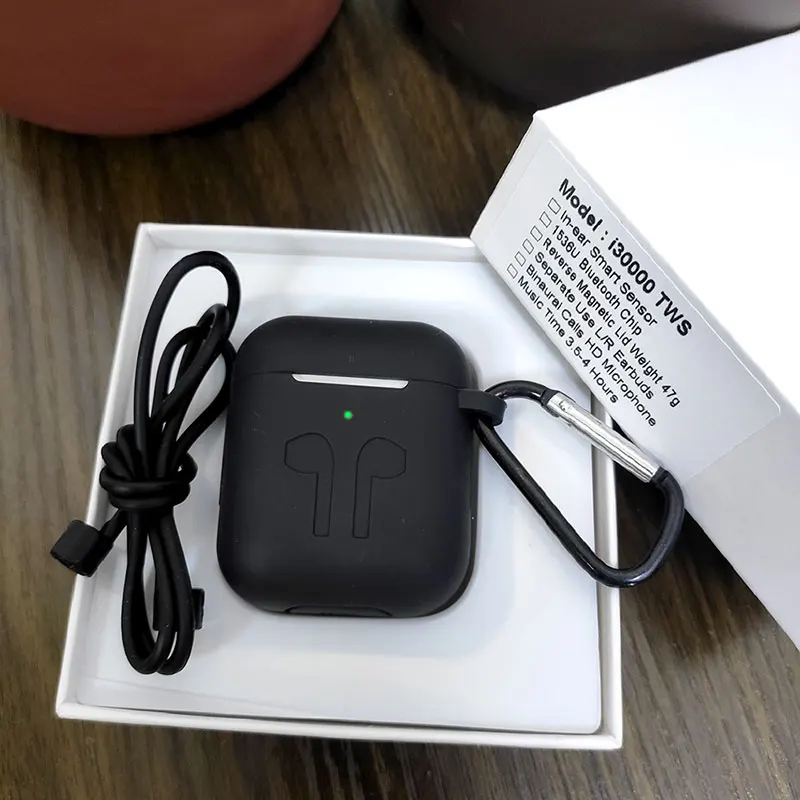 I30000 TWS Bluetooth 5,0 наушники раздельное использование беспроводные наушники 8D супер бас наушники для всех смартфонов PK i2000 i5000 TWS - Цвет: i30000add Black case