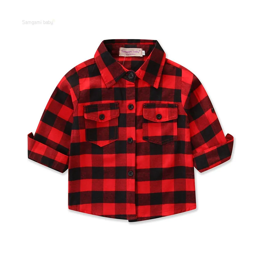 Oufits/Одинаковая одежда для мамы и дочки одежда для семьи красные клетчатые футболки для маленьких девочек, платья летняя блуза с надписью