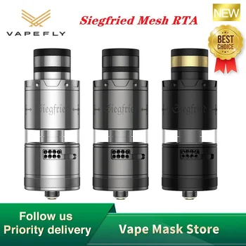 

Original Vapefly Siegfried Mesh RTA Tank Atomizer 7ML Capacity & Ni80 Kal Mesh Coil Vaporizer Fit Siegfried Tube E-cig Vape Mod