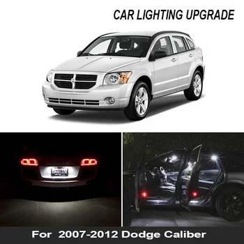 

10x Canbus Auto LED Light Bulbs Interior Package Kit For 2007-2012 Dodge Caliber White Led Map Dome Trunk License Plate Lamp