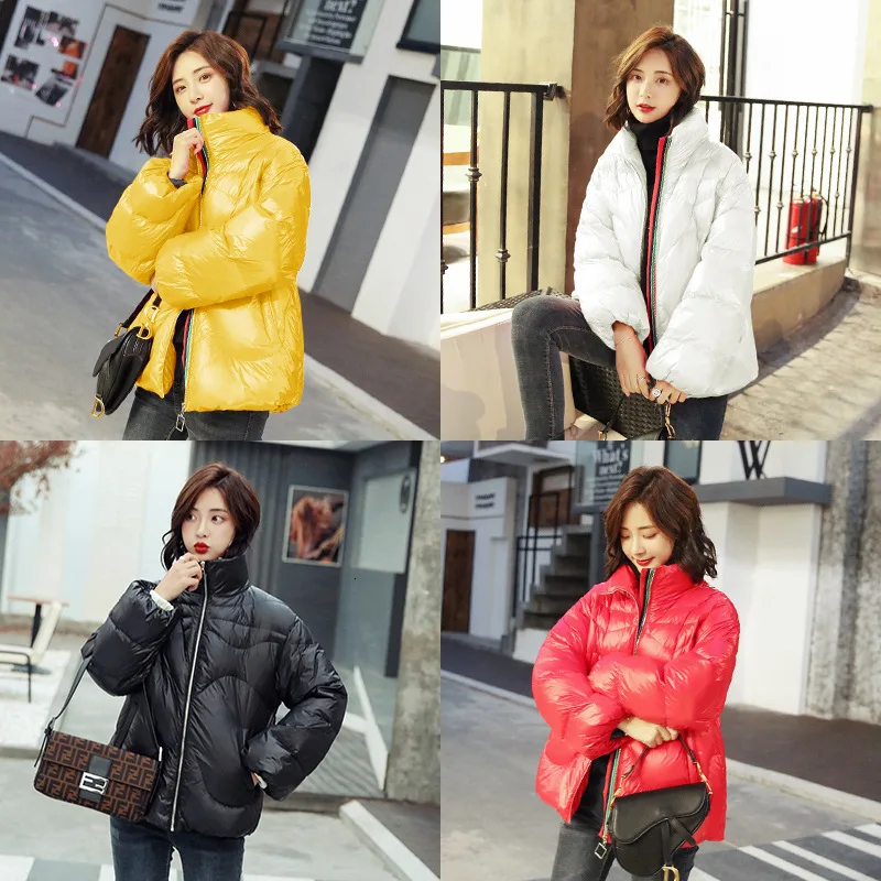 New Winter Women Light Down Jacket Stand Collar Coat Brand Jackets Weightless Parkas Candy colors Bread Jacket Warmness