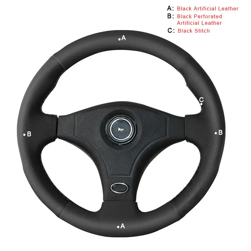 Artificial Leather Авто оплетка на руль Крышка для Lada 2101-2107-NIVA SPORTOWA, спортивный автомобиль оплетка колеса Чехлы аксессуары для интерьера - Название цвета: Artificial Leather