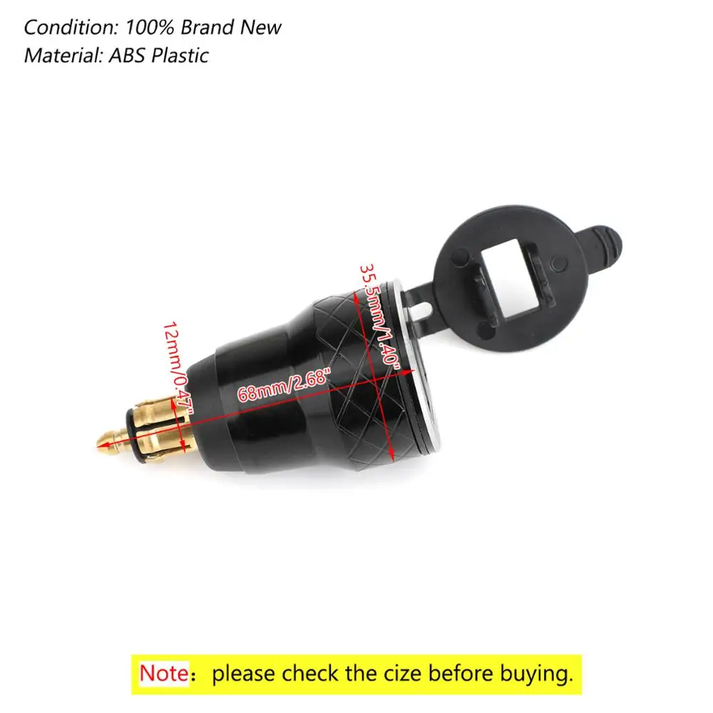 Artudatech EU Plug зарядное usb-устройство для мотоцикла водонепроницаемое со светодиодным цифровым вольтметр