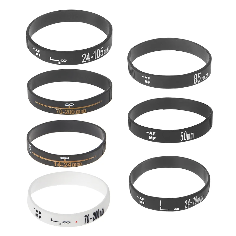 Силиконовый ремешок для объектива Силиконовые браслеты ремешок для Canon Nikon DSLR камеры