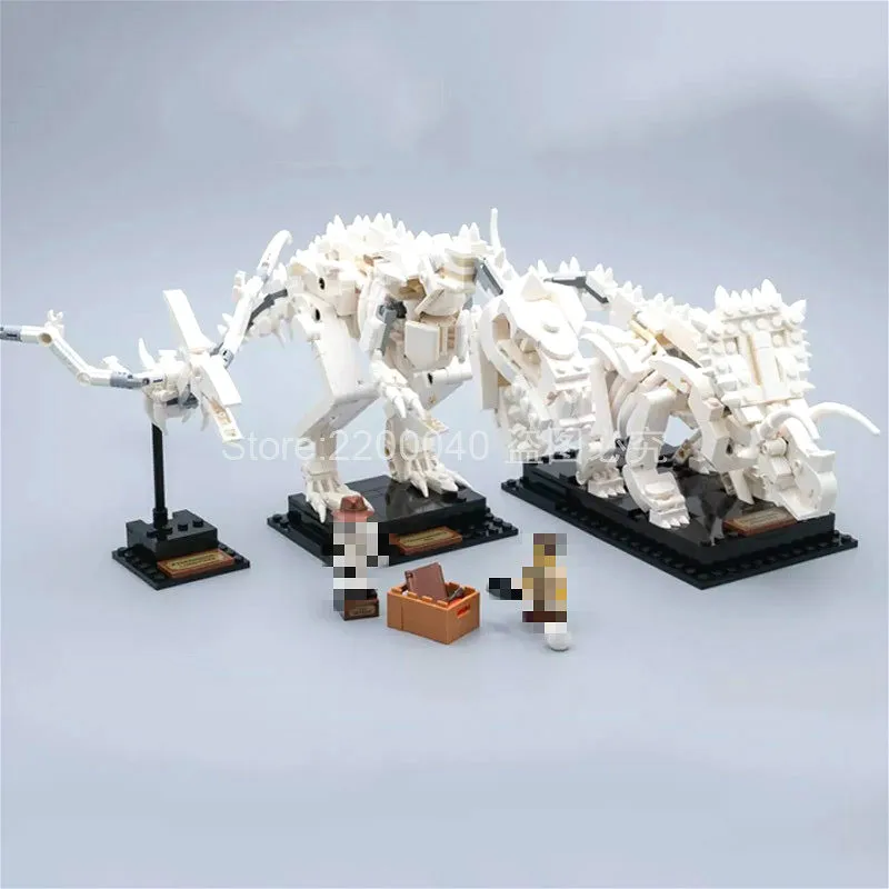 

Ideas Movie Museum Display Dinosaur Fossils Jonathan Brunn Design 910Pcs Building Blocks Bricks Kid Toy Compatible Ideas 21320