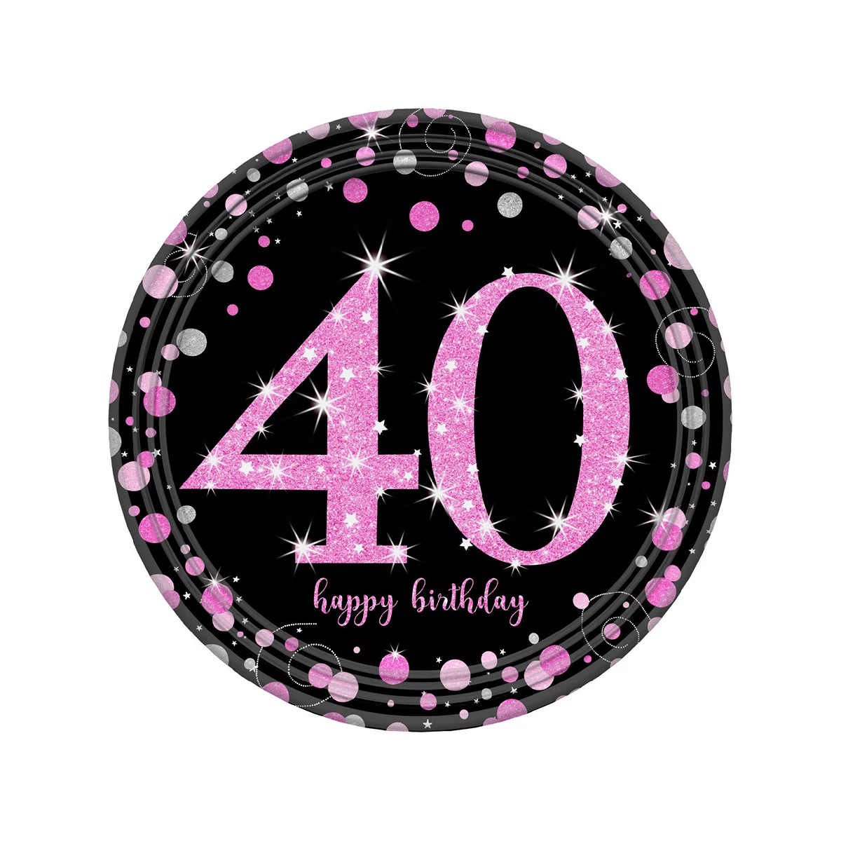 21/30/40/50/60th Happy Birhtday столовая посуда наборы латексный воздушный шар "Конфетти" тарелки чашки Салфетка скатерть поставки декор