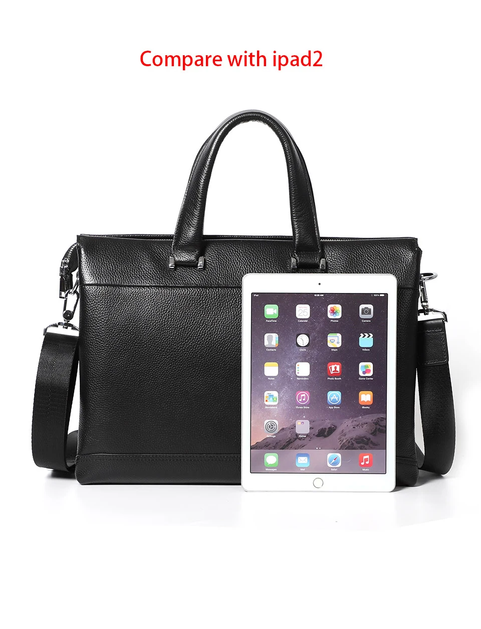 Несколько Compart мужской t Мужской настоящий кожаный портфель для мужской сумки для 14 дюймов деловая сумка для ноутбука мужской портфель