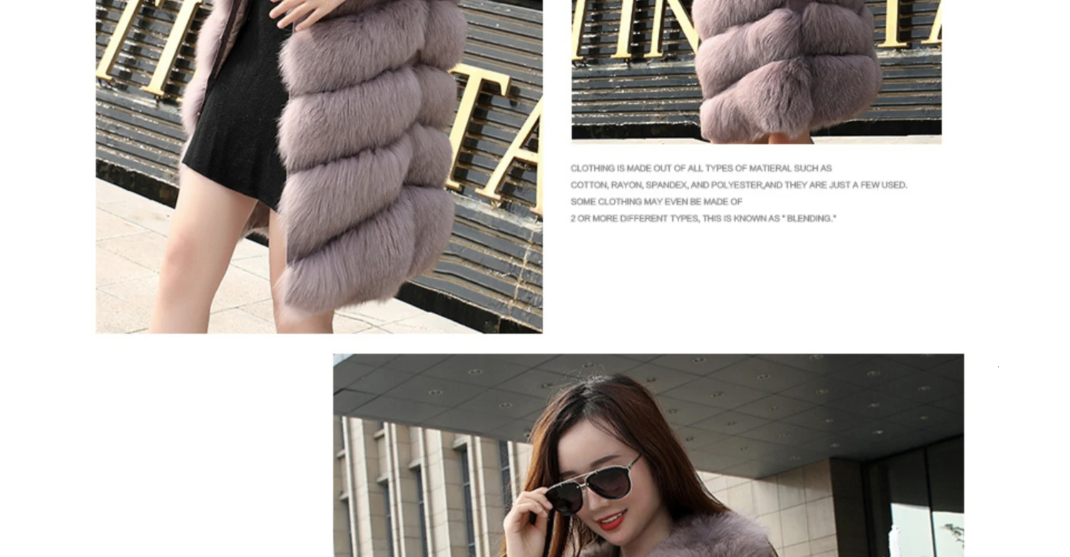 Discount Real Fur Vests Long Winter Women Fur Vest Female Sleeveless Genuine Fur Vest Ladies Fashion Luxury Slim Warm High Quality 2019 32