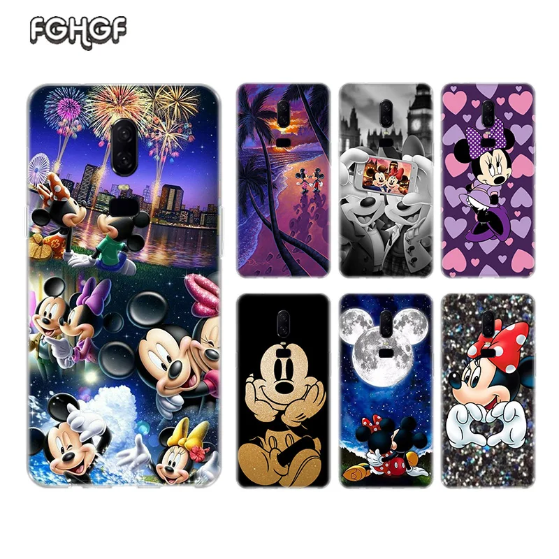 Роскошный мягкий силиконовый чехол для телефона из ТПУ с милой анимацией Минни