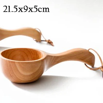 water scoop-2 Японский стиль деревянный совок для воды подвесной совок для кухни Чайный домик поднос для еды ванная комната сауна совок - Цвет: water scoop-2