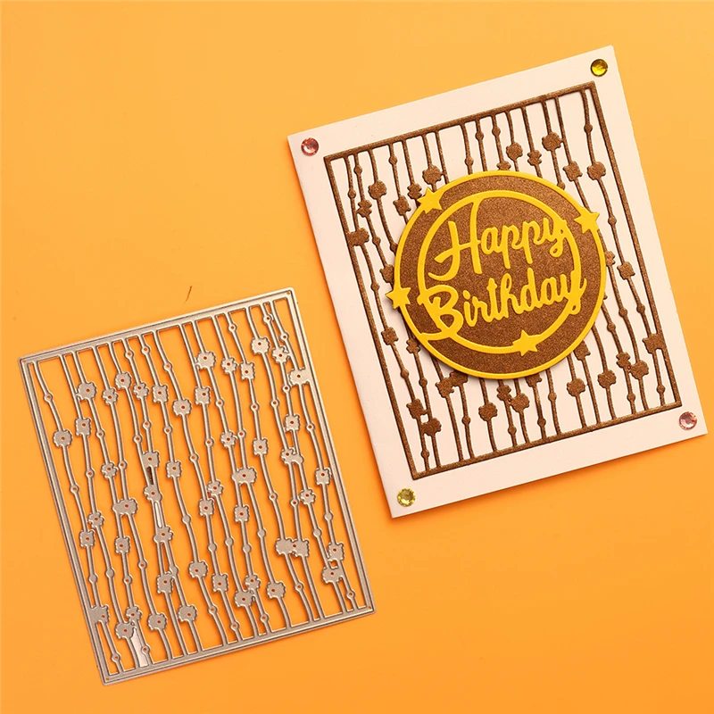 

Metal Cutting Dies Floral Frame Stencils for DIY Scrapbooking Embossing Paper Wedding Cards Die Cuts Photo Album Making Craft