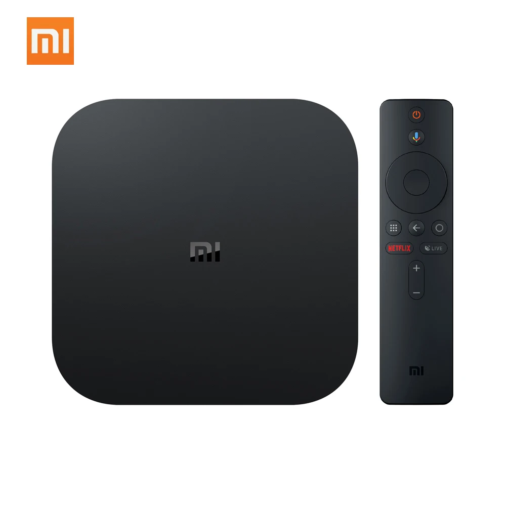 Глобальная версия Xiaomi mi Box S 4K HDR Android tv Box Google Assistant четырехъядерный процессор 2 ГБ+ 8 Гб воспроизведение при 60fps IP tv Smart mi Box S - Цвет: Черный