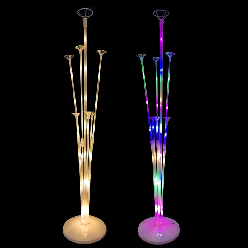 1 Set LED Light Balloon Column Support Display Stand Table Floating Birthday Wedding Party Decor Balloons Holder Stick Accessory 1 Set LED Light Balloon Column Support Display Stand Table Floating Birthday Wedding Party Decor Balloons Holder Stick Accessory