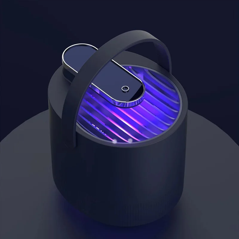 Household mosquito lamp home silent mosquito lamp USB mosquito killer photocatalyst mosquito repellent - Цвет: Черный