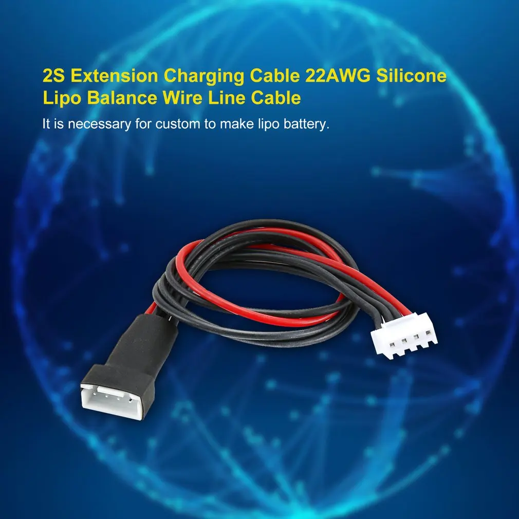 3S Extension Charging Cable 22AWG Silicone Lipo Balance Wire Line Male Female Cable For RC Battery B6 Adapt