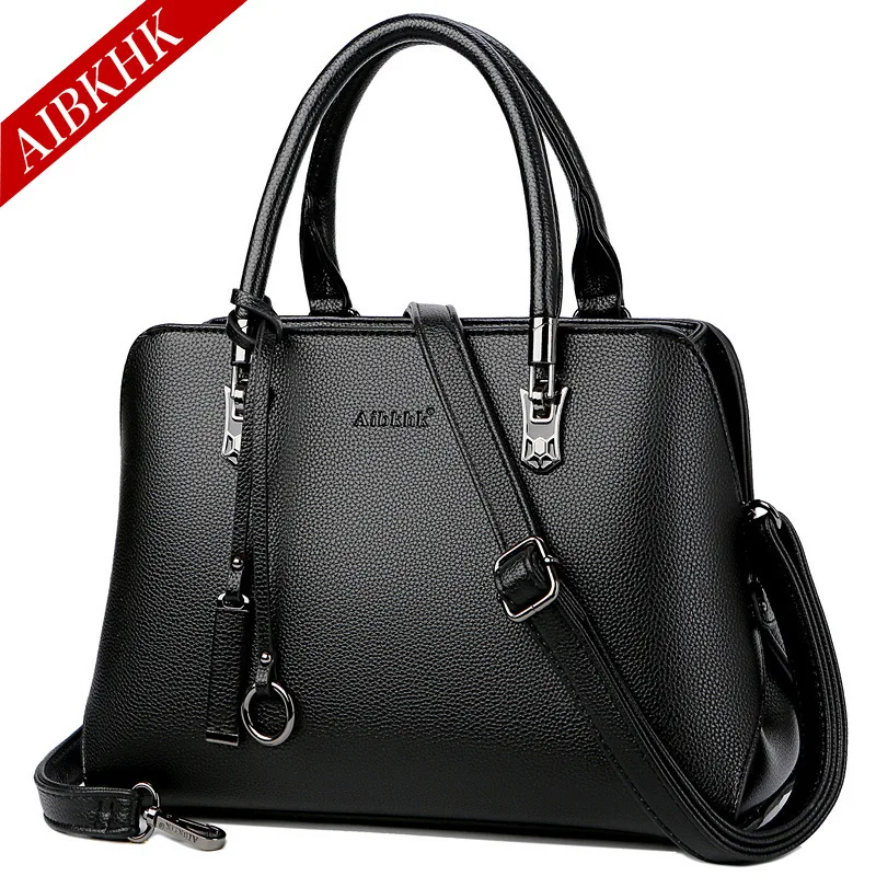 

S9222 New Style WOMEN'S Leather Bags Simple Tide Ride Fashion Mommy Bag Cowhide Handbag