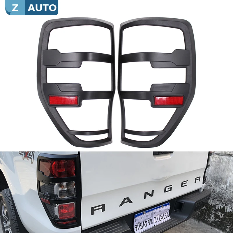 

Автомобильные черные матовые наружные задние фары, капоты, задние фары, крышка для Ford Ranger 2012-2020 T6 T7 T8 Wildtrak Raptor, аксессуары