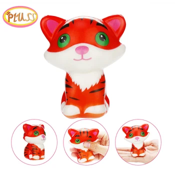 

Squishy Kawaii Cute Little Tiger Squishes Squeeze Toys Stress Relief Squishi skuishy Toy Slime Soft Slow Rising Kids Gifts