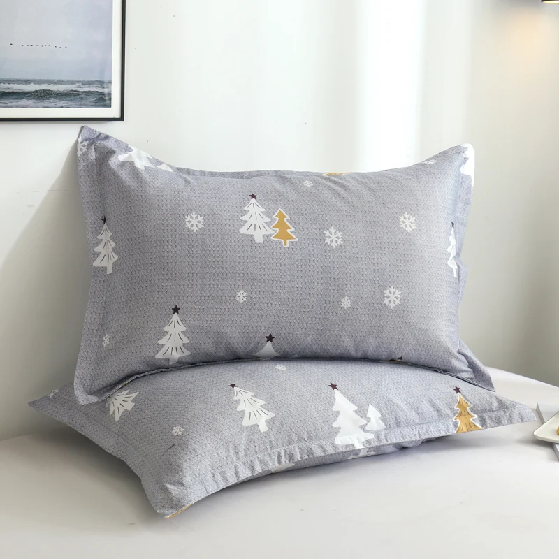 Liv-Esthete модный Чехол на подушку с рождественской елкой,, декоративный Чехол на подушку с цветочным рисунком, постельные принадлежности для женщин и мужчин 48x74 см - Цвет: 1