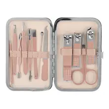 12 шт. ножницы для ногтей из нержавеющей стали набор резак для триммера, маникюра, педикюра комплект инструментов для маникюра с коробкой