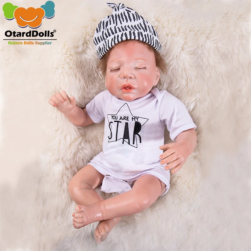20 дюймов силиконовая Реалистичная кукла-младенец Bebe Кукла Новорожденный ребенок 50 см мягкие игрушки, букеты Куклы Игрушки для девочек Подарки