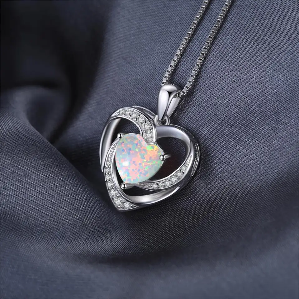 Collana Donna In Argento 925 Con Ciondolo Cuore Infinito E Zirconi AAAAA - 45+5 Cm, Regalo Per Fidanzata O Mamma