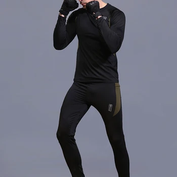 

New Brand 2 Pieces Sets Men Tracksuit Autumn Winter Sweatshirt Pants For Male Men's Physical Fitness Set men clothing