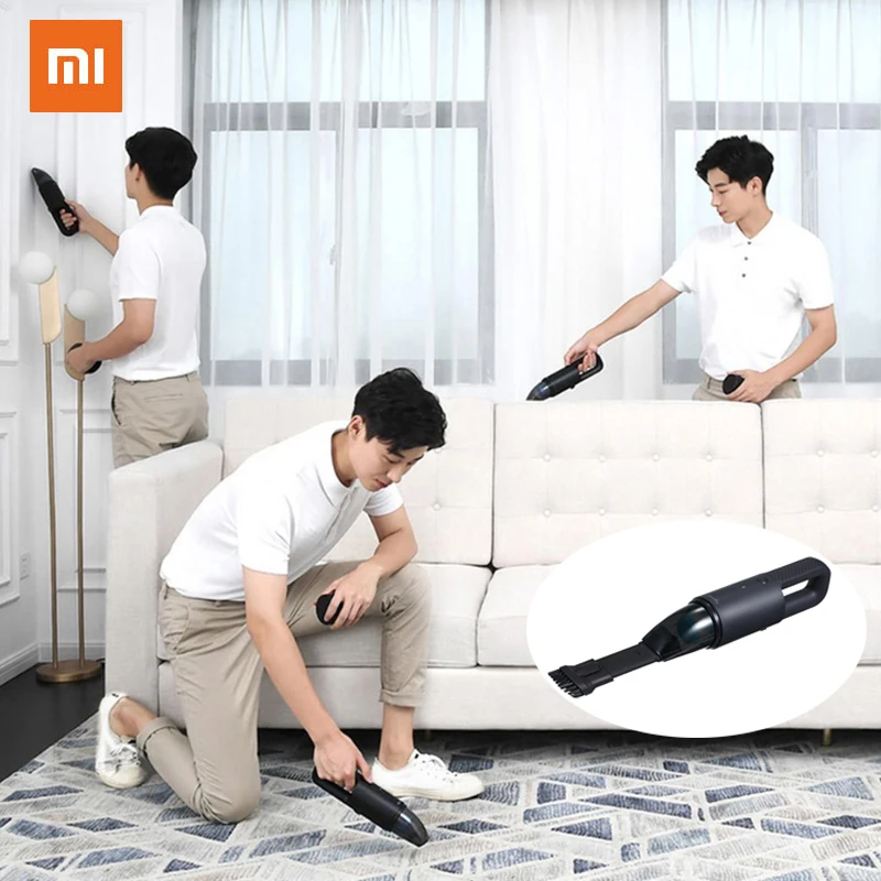 Xiaomi Cleanfly FVQ портативный автомобильный беспроводной ручной пылесос пылеуловитель коллектор сильное всасывание Быстрая зарядка