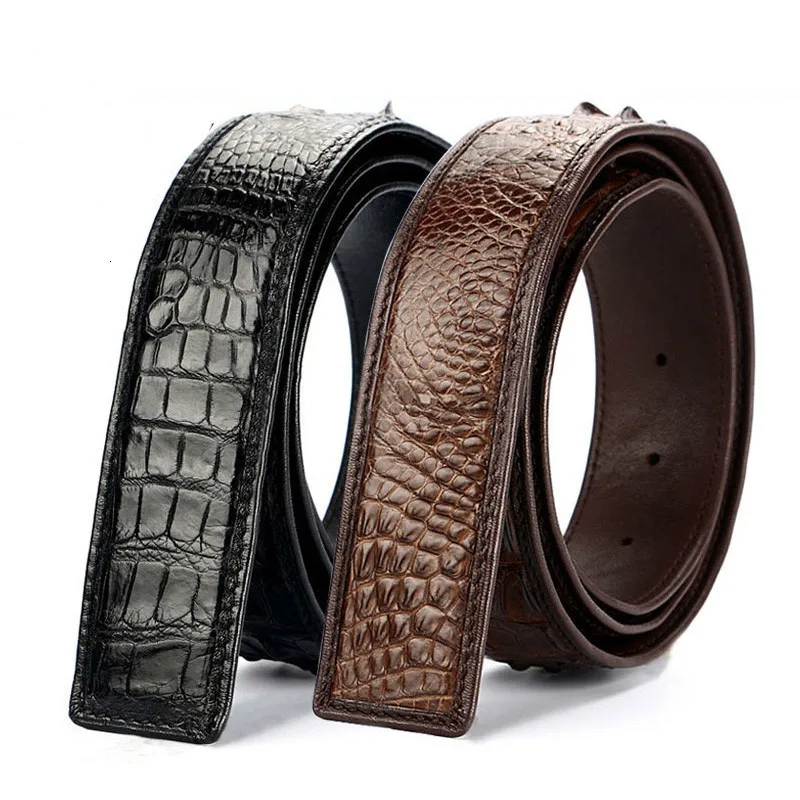 

senior alligator leather belt men's 3.8cm, no brown belt alligator belt men cinturones para hombre cinto masculino free shipping