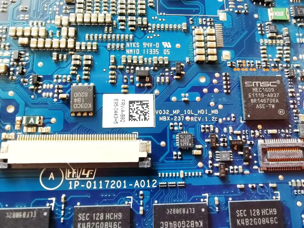  Original for SONY MBX-237 laptop motherboard MBX-237 I5-2430M 4GB HD6630M 1GB A1846546A V032 1P-011