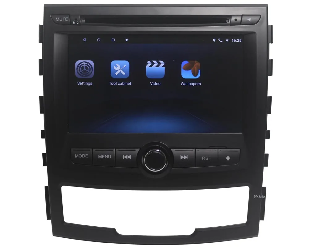 Восьмиядерный 4G 64G Android 8,1 2 DIN Автомобильный dvd-плеер для SSANGYONG KORANDO gps навигация радио мультимедиа Sterero