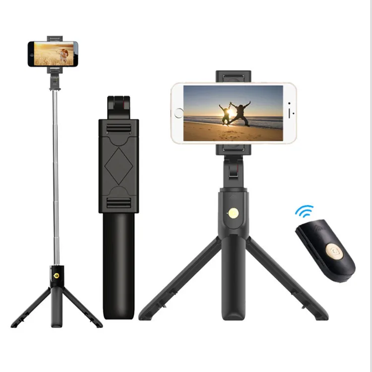 

Wholesale Bluetooth Selfie Stick K07 Tripod Selfie Stick Android/IOS Universal Handphone Selfie Stick