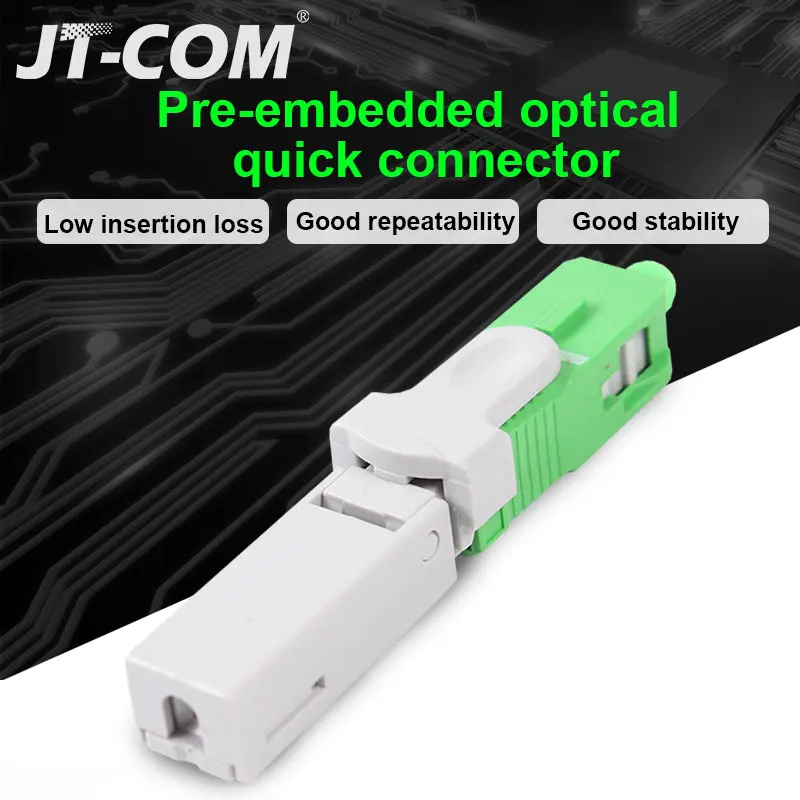 

Brand New Fiber Optic Fast Connector FTTH SC APC Single Mode Fiber Optic Quick Connector FTTH SC SM Optic Fast Connector