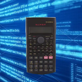 

Office Handheld Portable Office Battery Calculator for Students School Plastic Portable Engineering Calculator for Mathematics