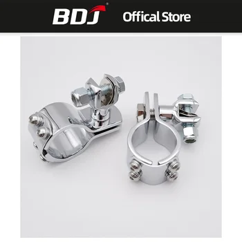 

BDJ Motorcycle Footpeg Clamps Mounting Kit 1" 1.25" Engine Guards Foot Pegs Clamps For Harley Sportster 883 1340