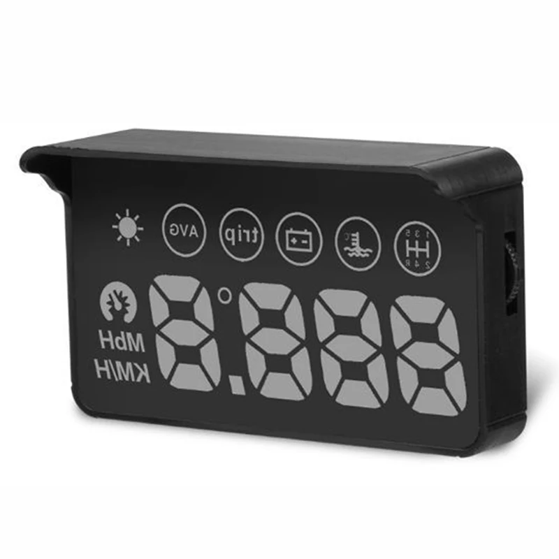2019X30 автомобильный HUD OBD дисплей Автомобильный спидометр Умный Цифровой Авто универсальный дисплей метр CSL88
