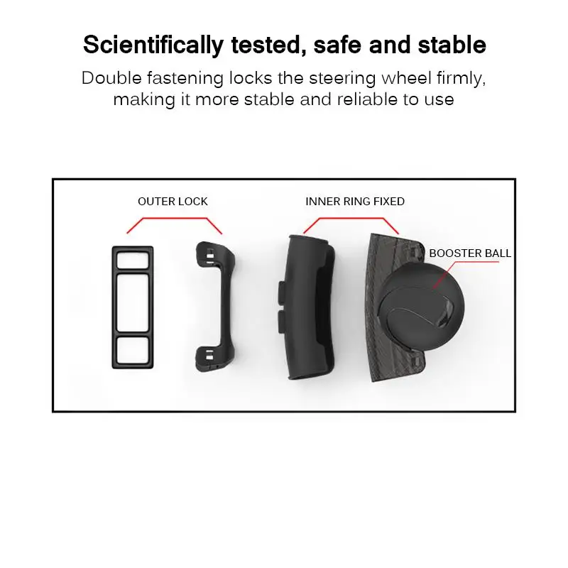 Steering Wheel Knob Rotating steering wheel fine-tuning knob 360-degree rotating power handle spherical booster universal