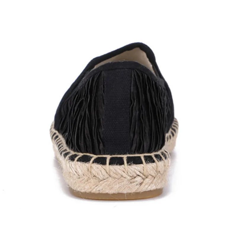 2020 New Spring Summer Women Flats Espadrilles Shoes Swing Slip On Straw Fisherman Shoes Round Toe Rope Lady Flats Loafers Shoes (5)