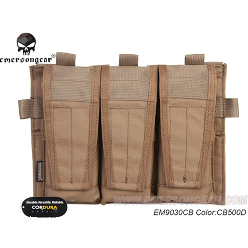 Emerson Шестерни Тактический тройной подсумок для AVS Съемная клапаном M4 M16 AR15 5 56. 223