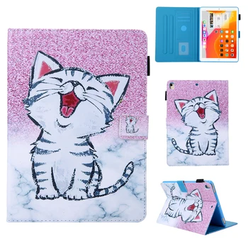 

For iPad 10.2 2019 Tablet Case A2200 A2198 A2232 Fashion Cat Rabbit Owl Elephant Print Case For iPad 7th Generation tablet Shell