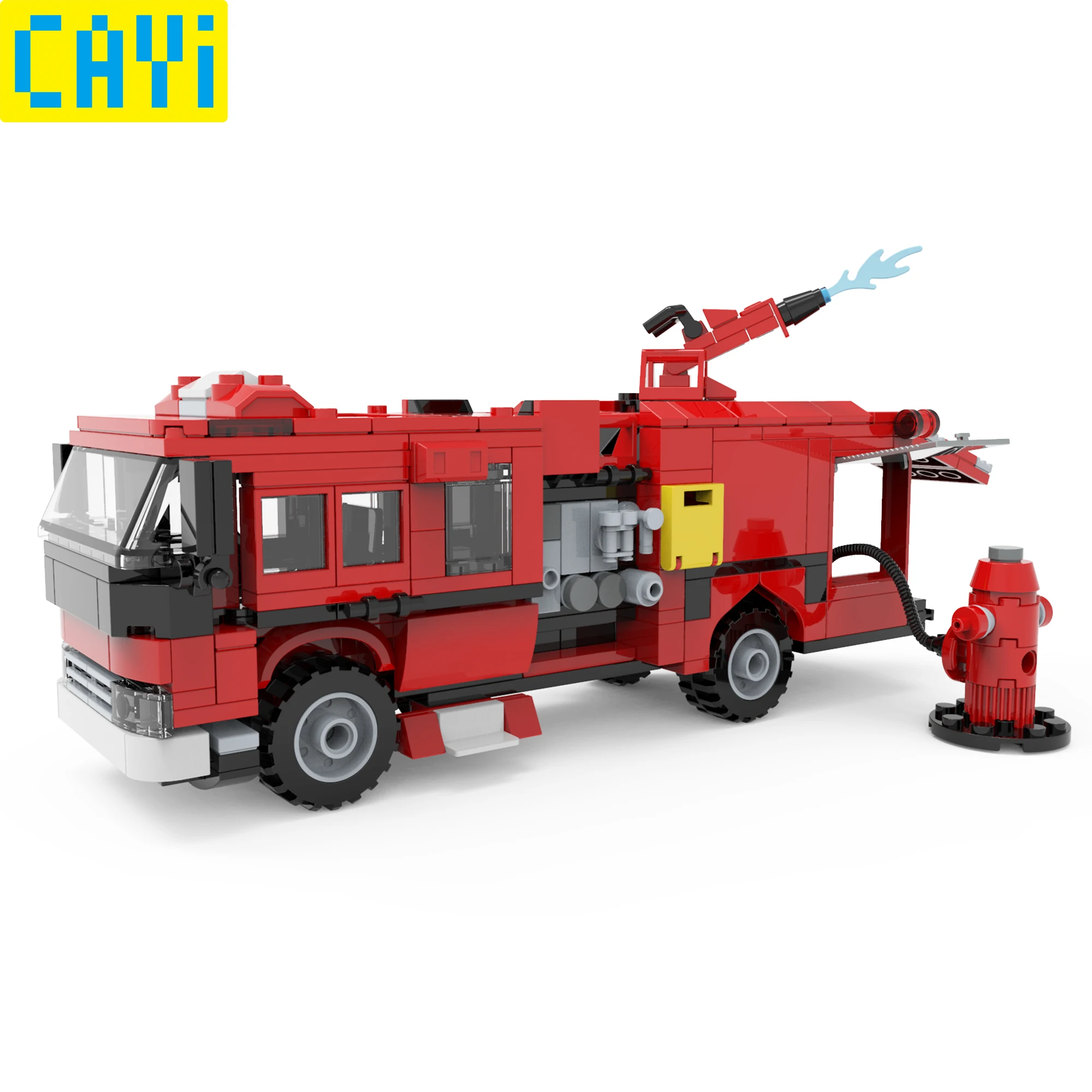437 шт совместимые пожарные спасательные серии LegOINGs город строительные блоки для
