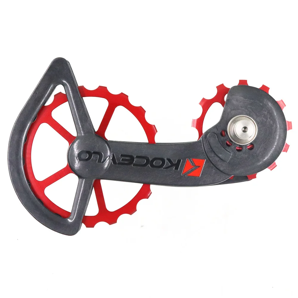 Bicicletta 13T/19T Carbonio Oversize Puleggia Jockey Ruota Di Guida Posteriore Deragliatori Per Shimano R8000 R7000 105 Force Red Axs