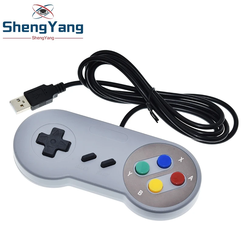 Игровой USB джойстик для Nintendo SNES геймпад ПК и Windows MAC|Интегральные схемы| |