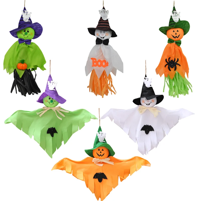 

1pc Halloween Ghost Hanging Decoration Indoor Outdoor Specter Party Ornament Utility Pendant Props Halloween Event Party Decor