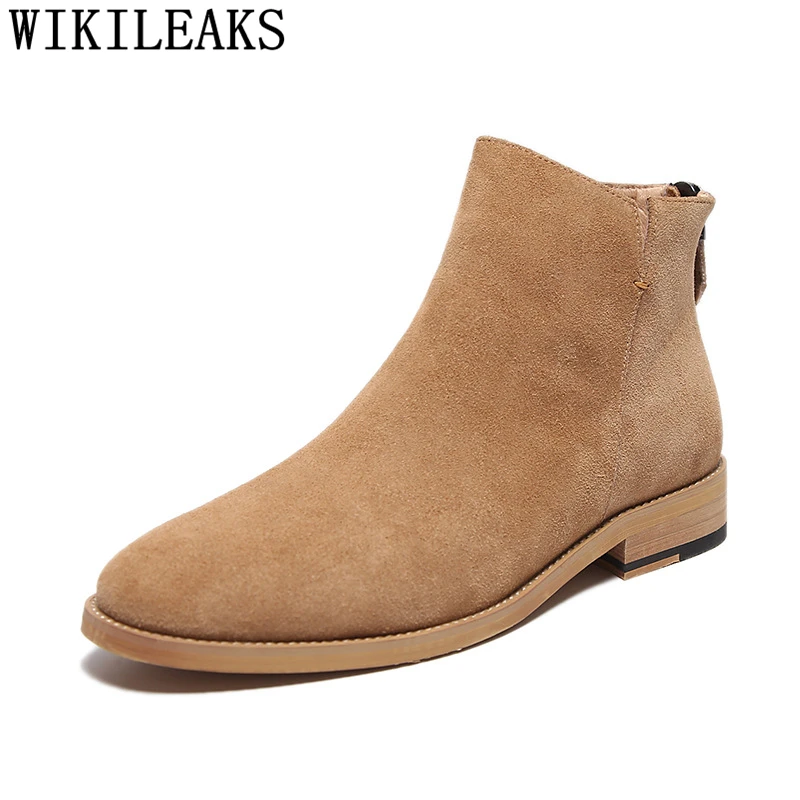 Мужские Ботильоны челси мужские ботинки-дезерты для мужчин Zimowe Zapatos De Hombre Chaussure